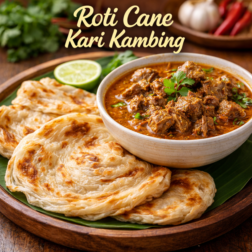 Roti Cane Kari Kambing Martabak Kubang Hayuda